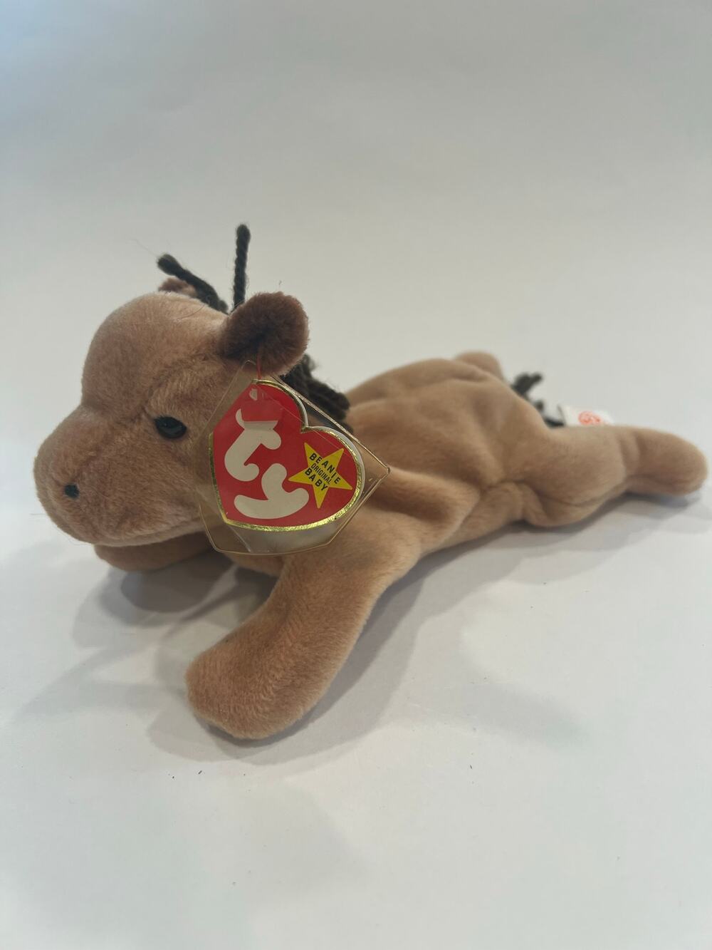 Ty Beanie Baby Derby the Horse 1995 Beanbag Plush Stuffed Toy Collectible